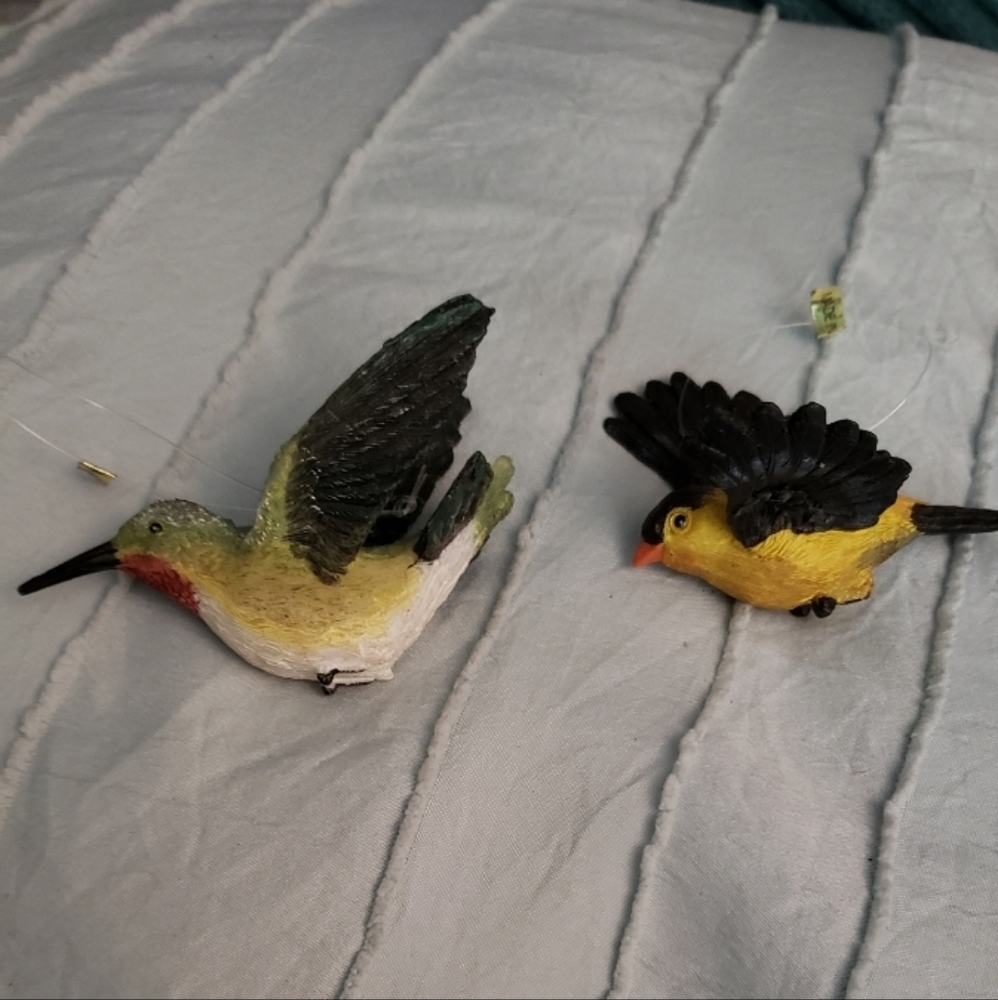 Colorful Bird Holiday Christmas Ornaments